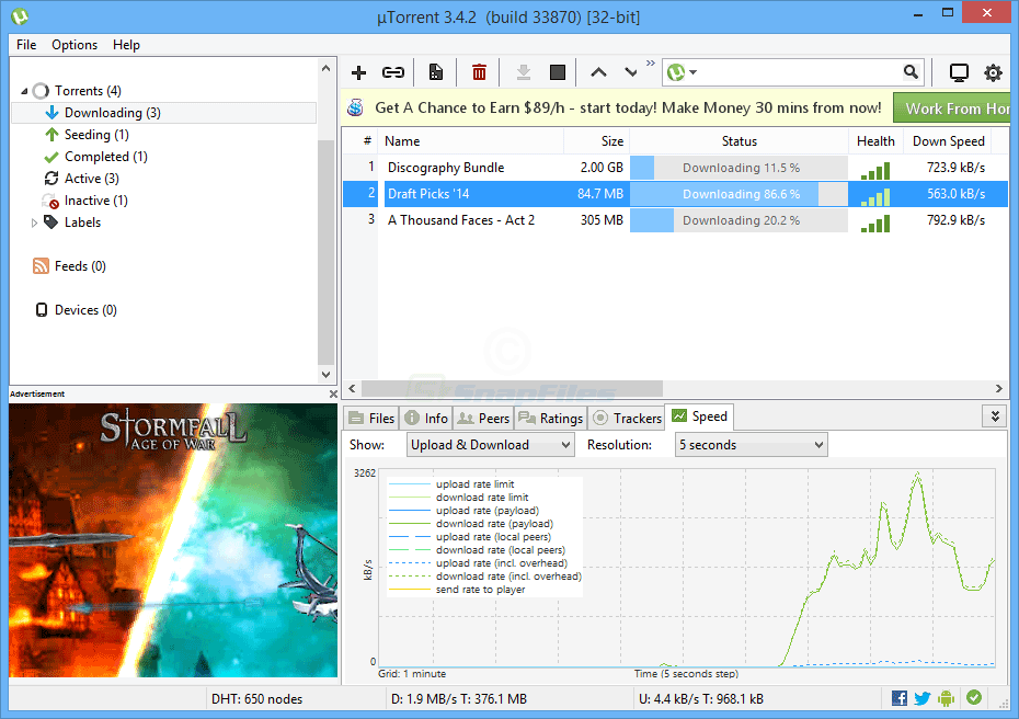 Что быстрее utorrent или utorrent